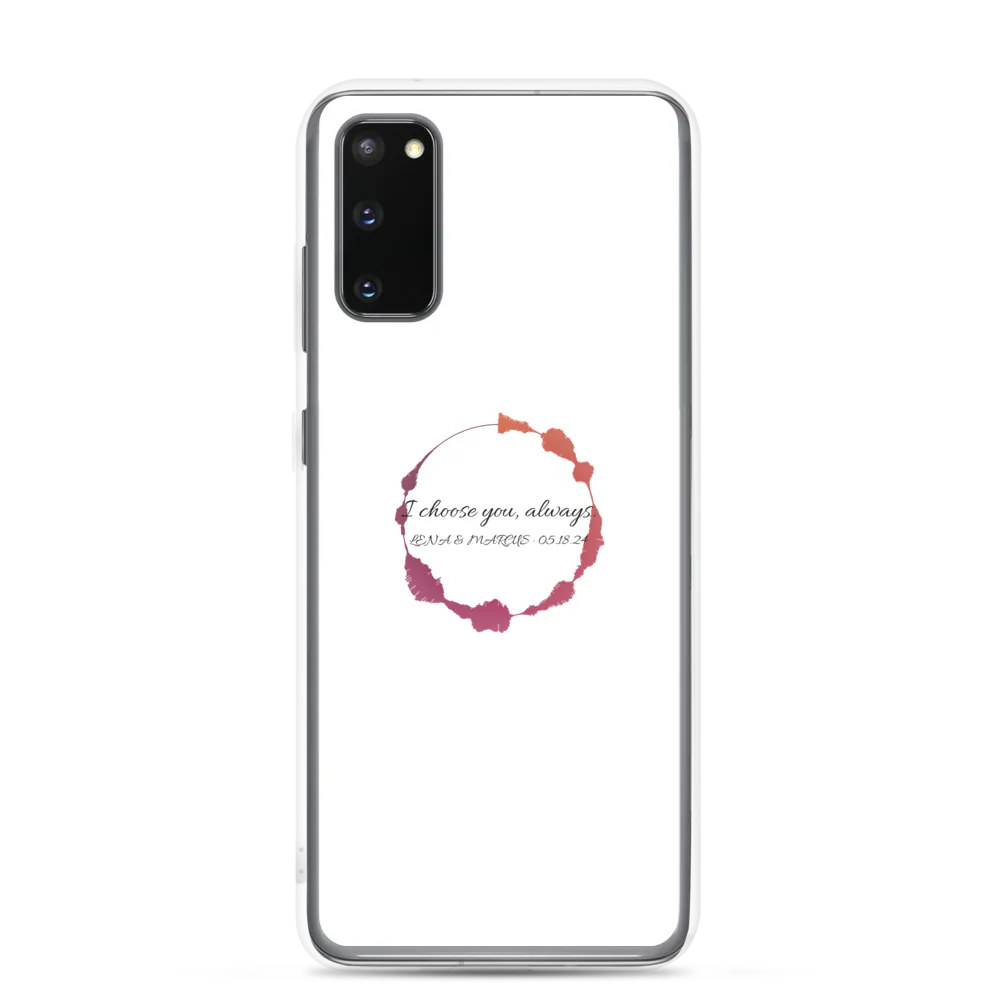Personalized Clear Samsung Soundwave Case