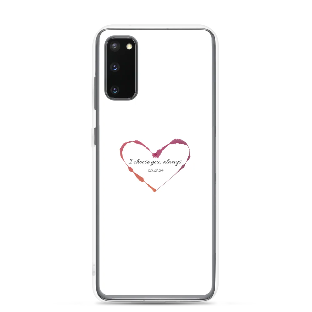 Personalized Clear Samsung Soundwave Case