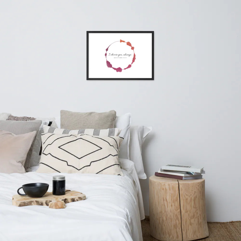 Personalized Framed Soundwave Poster (Metric)