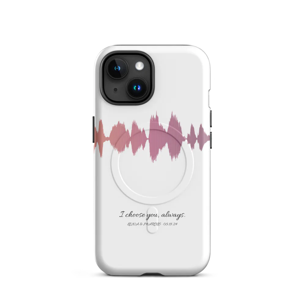 Personalized MagSafe Tough Soundwave Case