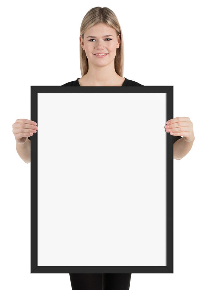 Framed Poster — Black