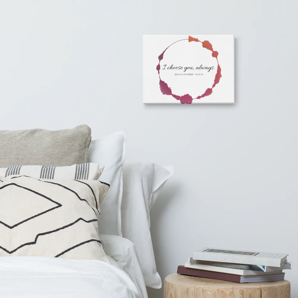 Personalized Canvas Soundwave Art